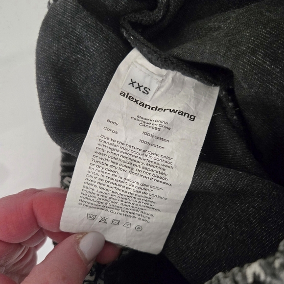 Alexander Wang | Black Logo Joggers - Picture 5 of 5